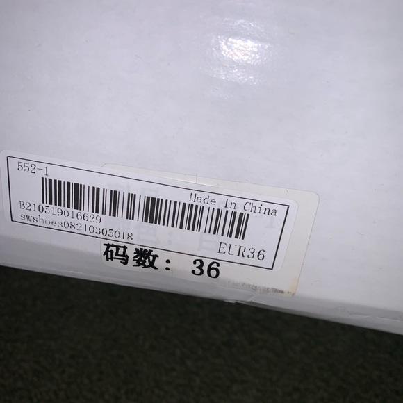 White tie leg sandals size 36 (6) used once - Picture 2 of 3